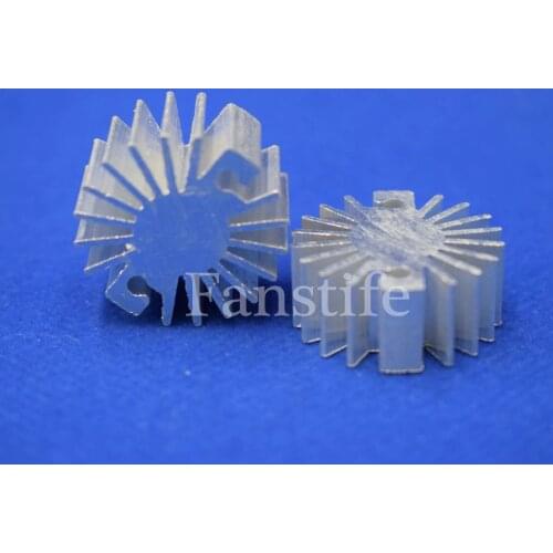 23mm Height-10mm 1W High Power Led Radiator Aluminum Heatsink Star