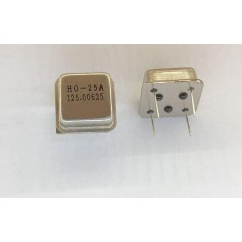 5PCS/LOT 125MHz 125.0000MHz 125.0000 125M Active Crystal Oscillator square DIP4 original /Fast shipping