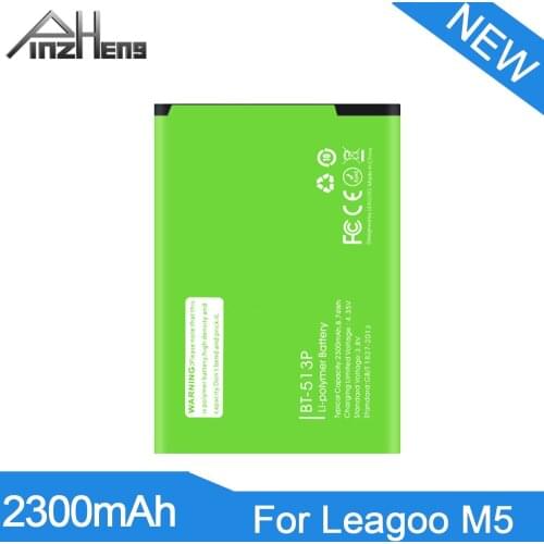 PINZHENG 2300mAh BT-513P Phone Battery For Leagoo M5 Replacement Bateria Li-ion Polymer Phone Battery For LEAGOO M5 Batteries