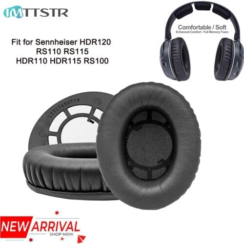 Earpads for HDR120 RS110 RS115 HDR110 HDR115 RS100 Wireless Headset with ABS Ring Memory Foam Ear Pads Cover Replacement Parts