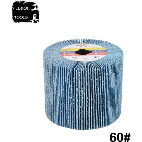 Zirconia Alumina 120*100*19mm Drawing Round For Stainless Steel Drawing Wheel 120mm Sandpaper Wheel Grinding Wheel With Grit 60