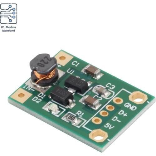 DC-DC Converter Step Up Module Board 600mAh Mini Boost Board 1-5V to 5V for Arduino High Efficiency