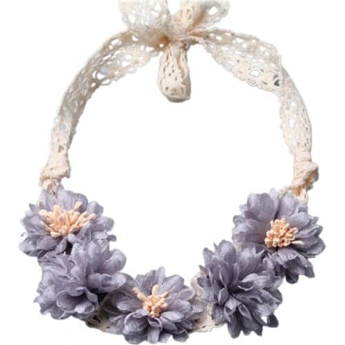 Baby Headband Adjustable Decoration Children Dress Up Sweet Flower Kid Hairband for Wedding