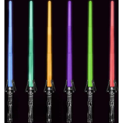 Double LED Sword Weapons Cosplay Lightsaber for Boy Toys
