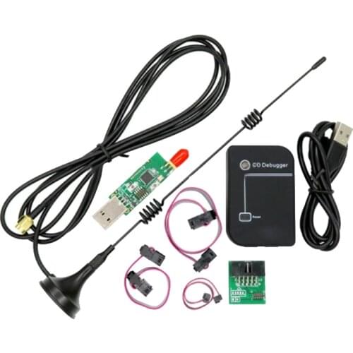 CC2531 Zigbee Emulator CC-Debugger USB Programmer CC2540 Sniffer with 8DBI Antenna Bluetooth Module Connector Downloader