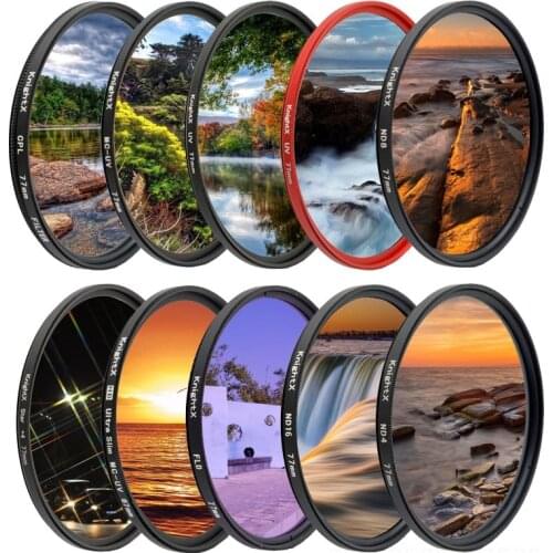KnightX FLD UV CPL polarizing ND Star Camera Lens Filter For canon sony nikon 52mm 58mm 67mm d600 18-200 d5300 1300d 18-135
