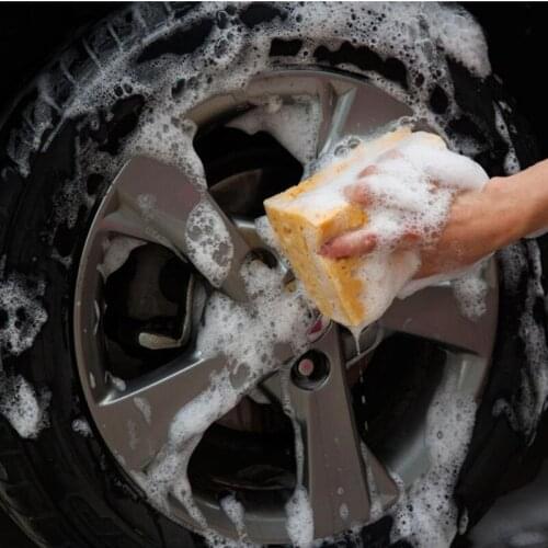 Car Wash Sponge Extra Large Cleaning Honeycomb Coral Car Yellow Thick Sponge Block Car Supplies Auto Wash Tools Absorbent