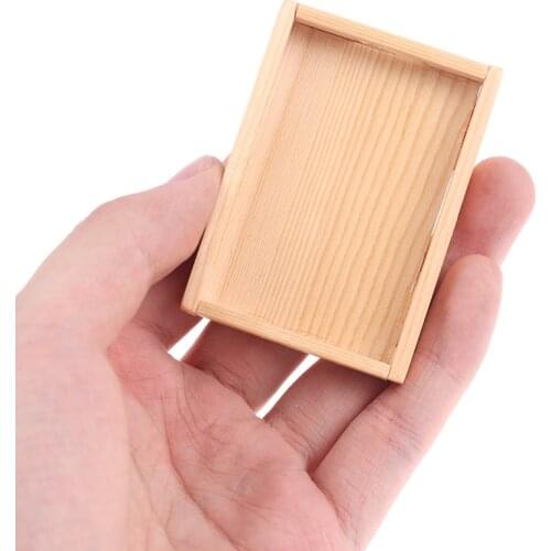 1/12 Dollhouse Mini Wood Tray Snack Fruit Plate Model Kitchen Pretend Toy Doll House Decoration Miniature Accessories