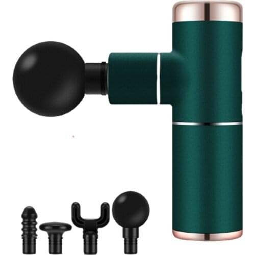 Mini Massager Gun 4 Color High Capacity Lifetime Therapy Muscle Body Pain Relief Fascia Gun Slimming Shaping Health Care Tools