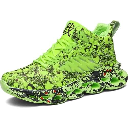High Quality Shoes for Men Graffiti Autumn Mens Shoes Casual Sports Shoes Fashion Thick Bottom Large Size Tenis Shoes 48 Yards