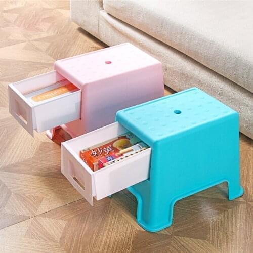 Plastic shoe bench with drawer storage stool small bench bench multifunctional sitting chair stool sofa stool storage stool