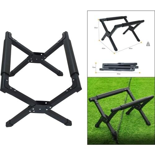 Outdoor Cooler Stand Camping Cooler Alloy Heavy Duty Bucket Holder Picnic BBQ Foldable Luggage Folding Cooler Stand Bracket