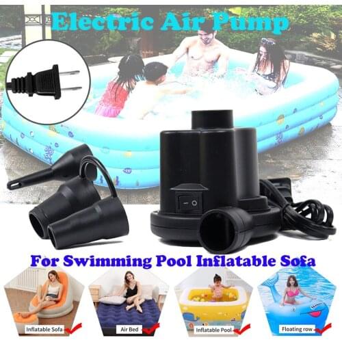 Portable Auto DC Electric Air Pump Quick-Fill Home Car Airpump For Inflatables Mattress/Raft/Bed/Boat/Pool Swimming Ring Drop HR