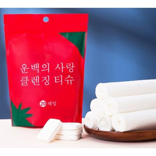 Travel Disposable Compressed Towel Non Woven Towel Outdoor Water Wet Wipes Face Care Makeup Wipes