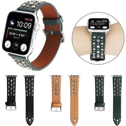 New style Non leather strap for Apple watch SE Band Series 6 5 4 3 2 bracelet belt for iWatch 40mm 44mm 38mm 42mm bracelet