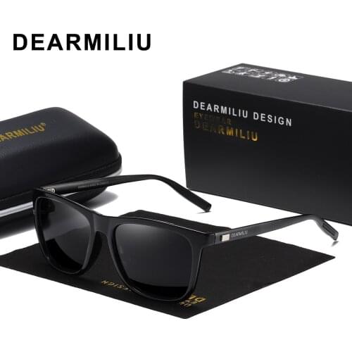 DEARMILIU Brand Unisex Retro Aluminum+TR90 Sunglasses Polarized Lens Vintage Eyewear Accessories Sun Glasses For Men/Women 6108