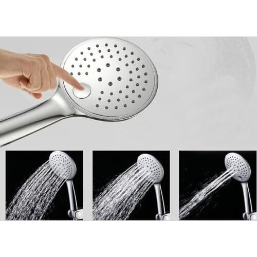 Three function ABS hand shower mirror surface handheld shower head nozzing bathroom water saving hand shower TH121