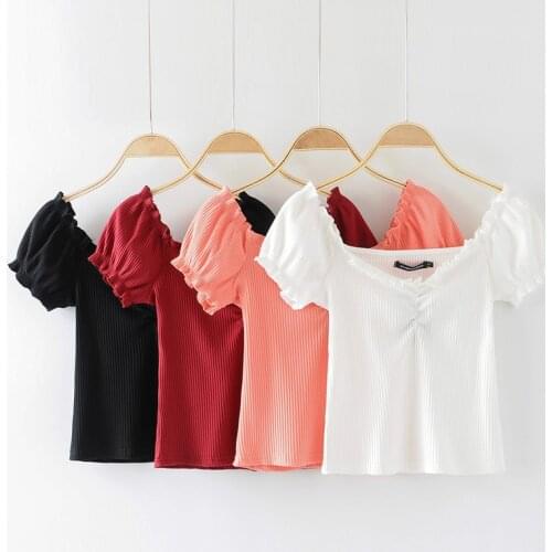 Of the restoring ancient ways of cultivate morality brought chest fold agaric and knitting T-shirt with short sleeves