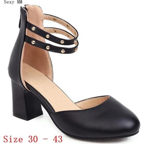 High Heels D'Orsay Women Pumps High Heel Shoes Stiletto Woman Shoes Kitten Heels Small Plus Size 30 31 32 33 - 40 41 42 43