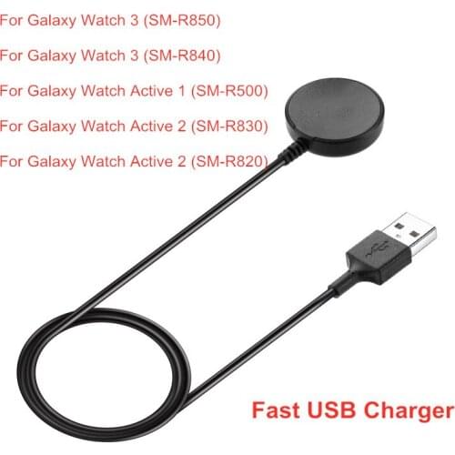 USB Charging Cable For Samsung Galaxy Watch 3 Active 1 2 Power Adapter Wristband Charger Dock Adapter Cable Smart Accessories