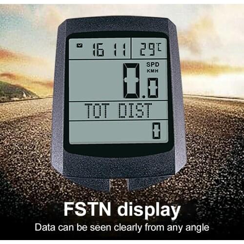 M3 Mini GPS Bike Computer Wireless Cycling Bicycle Computer Rainproof Waterproof Bicycle Speedometer Odometer LCD Digital Rate