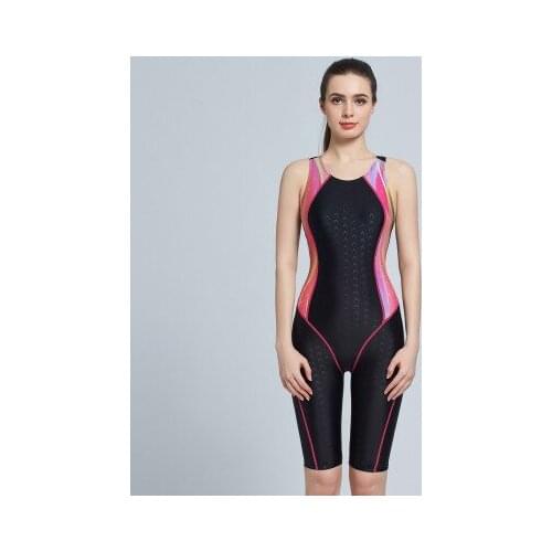 Women Neck to Knee Competition Swimsuit Racing Suit Beach One Piece Bathing suits One-piece Swimwear Girls Sport Swimsuits
