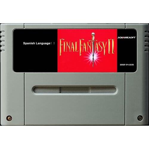 16Bit Games ** FF 2 ( Spanish PAL Version!! Spanish Language!! )