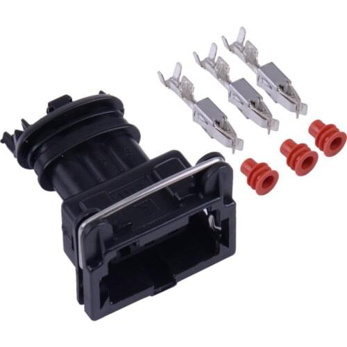 3 Pin Car Air Control Connector Plug Kit Fit For VW Audi Porsche Volvo BMW EV1 TPS IAC Idle