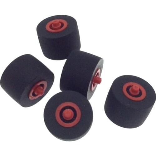 5pcs 10mmx6.3x1.5 car retractor press belt pulley deck audio pressure recorder cassette deck pinch roller tape Card Seat Stereo