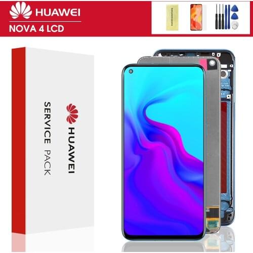 6.4" Original Display For Huawei NOVA 4 LCD IPS Display LCD Screen+Touch Panel Digitizer Assembly For Huawei Display