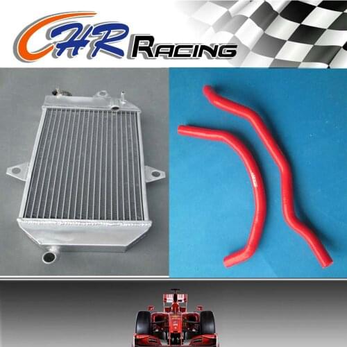 FOR YAMAHA ATV BANSHEE YFZ350 1987-2007 ALUMINUM RADIATOR 40MM & SILICONE RADIATOR HOSE