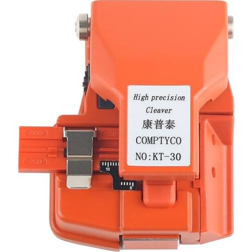 Free Shipping KT-30 High Precision with Case Optical Cutting Knife Fiber Cleaver Suitable for Fiber Fusion Splicer