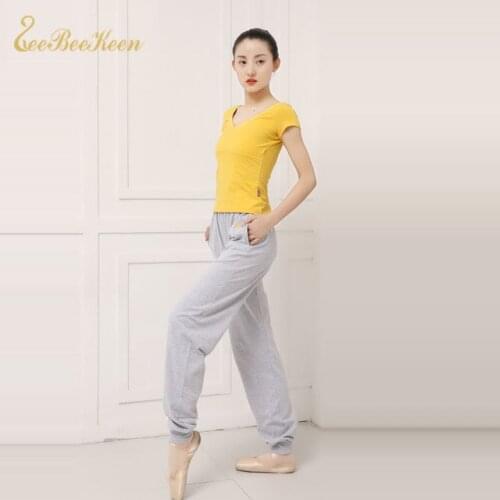 Ballet/Latin/yoga Dance Pants Black/Grey Pants For Men Sport Leotard Women Kids Tight Mouth Pants Closed Comfy Sweatpants