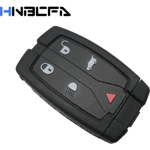 For Land Rover Freelander 2 Discovery Remote Smart Car Key Fob Replacement Key Case Shell Uncut Blade 5 Buttons