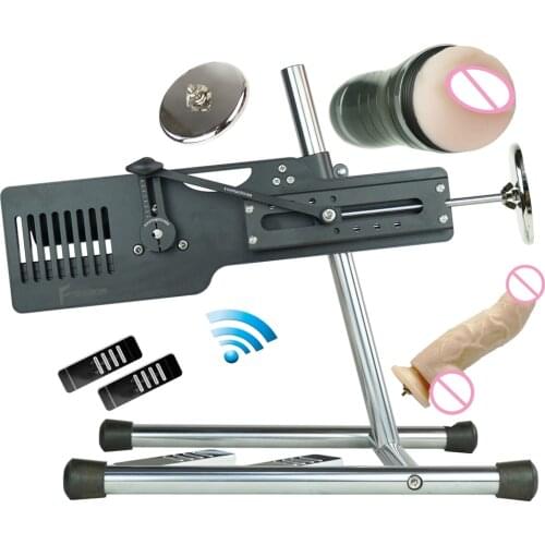 FREDORCH Sex Machine Wireless Remote Control With Big Dildos Extension tub & Suction Cup