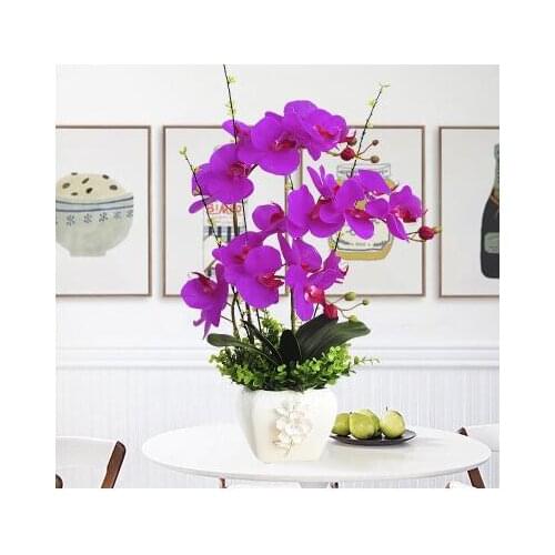 Imitation flower Phalaenopsis suit artificial flower silk flower decoration home accessories living room