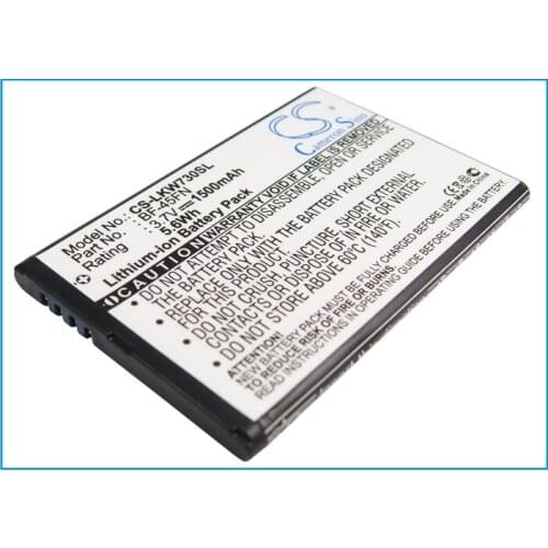 Cameron Sino Mobile SmartPhone Replacement Li-ion Battery 1500mAh For BF-45FN Audiovox KW730 Free Tools