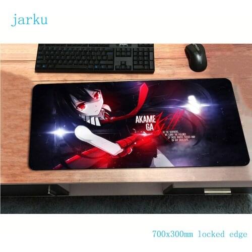 Akame ga kill mouse pad 700x300x2mm gaming mousepad anime gadget notbook desk mat office padmouse games pc gamer mats