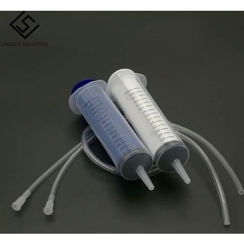 Reusable Plastic Syringe Bubble Syringe Oil Syringe for Extracting Oil Agricultural E Fluid Brake Fluid with Hose 80 cm
