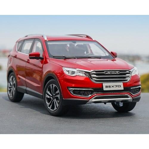 1/18 alloy die-casting simulation car model Jietu X70 high-end collection of childrens toys and gifts family display