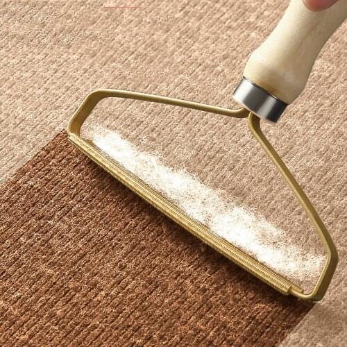 Portable Lint Remover Pet Hair Remover Brush Manual Lint Roller Sofa Clothes Cleaning Lint Brush Fuzz Fabric Shaver Brush Tool