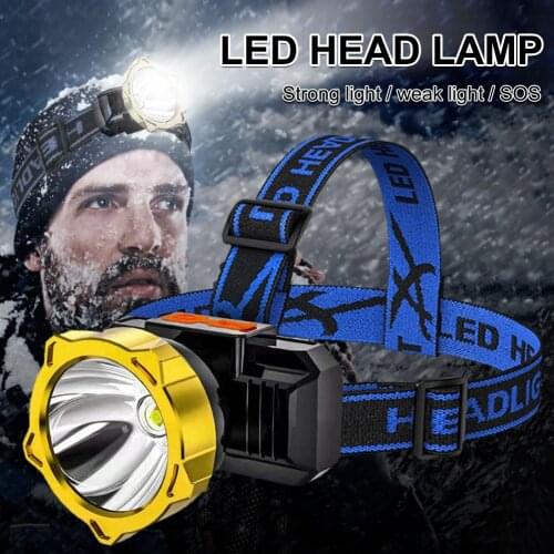 Drop Shipping USB Rechargeable Headlamp Mini Portable Headlight torch Head lamp Waterproof flashlight LED headlamp