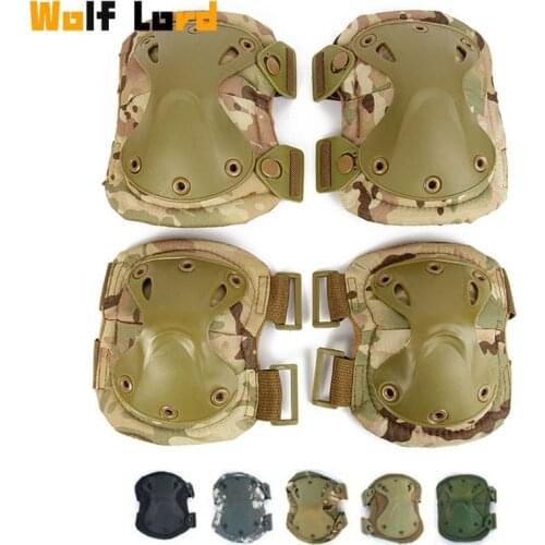 Tactical Knee Pad Elbow Military Protector Army Airsoft Outdoor War Sport Working Hunting Kneepad Safety Gear Knee Brace Support