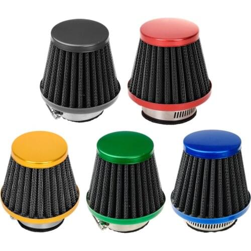 35mm 36mm Universal Decorative Motorcycle Carburetor Air Filter Modified Air-Cleaner Scooter ATV Dirt Bike Red Blue Gold Green