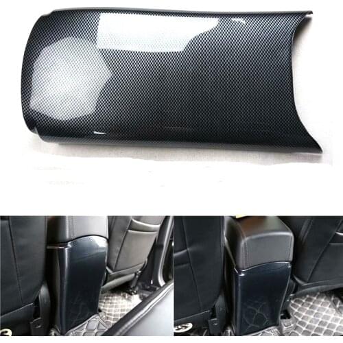 For Nissan Qashqai 2016 Car Rear Anti-kick Panel Protection Cover Trim Car Styling ABS Carbon Fiber Style Car Accessories