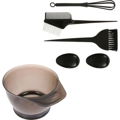 2020 New 5PCS/Set Hair Coloring Dyeing Kit Tint Color Dye Bowl Set Salon Brushes Tool Hairdressing Styling Tool