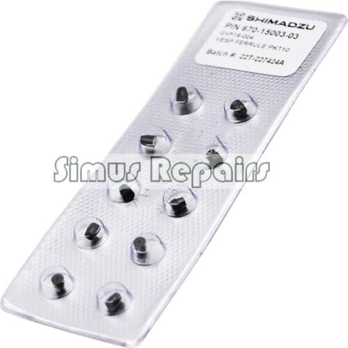 670-15003-03 Shimadzu Graphite Gasket For 0.25mm Capillary Column Sealing Pressure Ring S670-15003-03