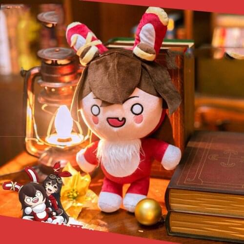 Anime Genshin Impact Amber Cute Rabbit Doll Plush Stuffed Toy 40cm Cartoon Pillow Xmas Birthday Gift Student Cosplay