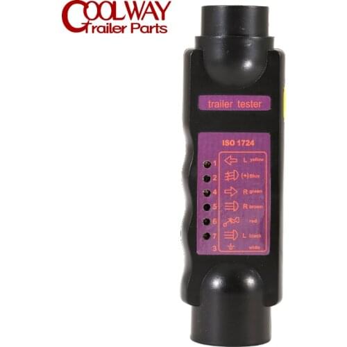 7 Pin 12V Towing Bar Car Truck Trailer Caravan Light Wiring Circuit Plug Socket Tester
