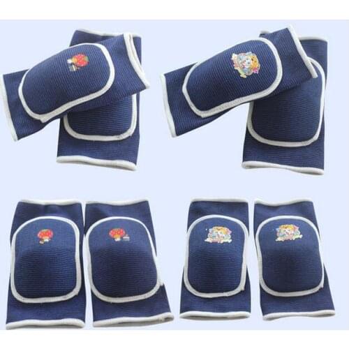 For 2-7 years children Thicken Keep warm cartoon Kneepad with Sponge gasket Breathable Knee Pads Sports Safety